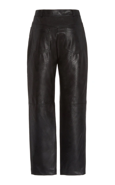 Shop Stella Mccartney Hailey Vegan Leather Skinny Pants In Black