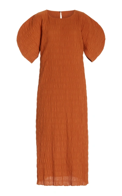 Shop Mara Hoffman Women's Aranza Organic Cotton Midi Dress In Brown