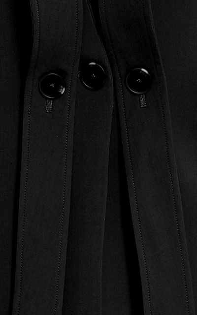 Shop Beaufille Women's Sash Tie-detailed Woven Blazer In Black,grey