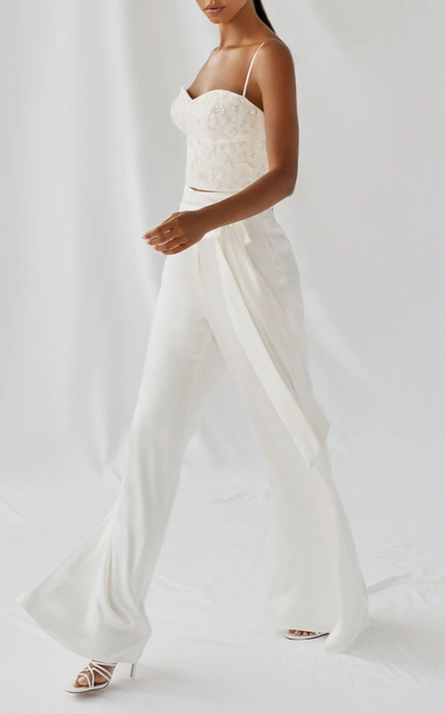 Shop Alexandra Grecco Bridal Women's Willa Pants In White