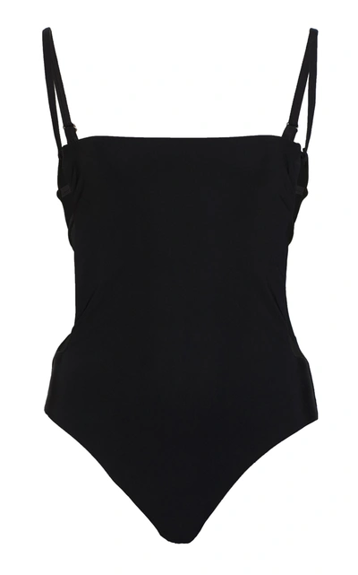 Shop Anemone Women's Cut-out One-piece Swimsuit In White,black