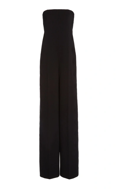 Shop Stella Mccartney Women's Hallie Pleated Tapered Jumpsuit In Black