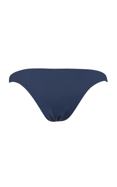 Shop Anemone Tortoise Ring Low-rise Bikini Bottom In Blue