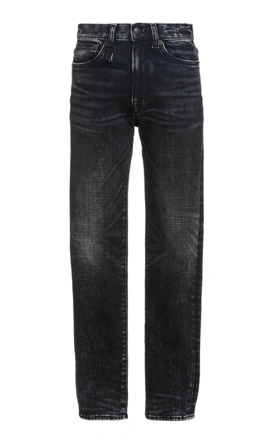 Shop R13 Women's Stretch High-rise Skinny-leg Jeans In Black