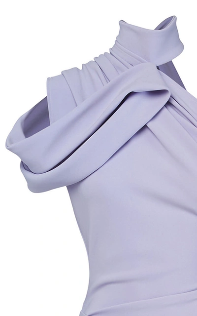 Shop Maticevski Women's Inclination Crepe De Chine Gown In Purple