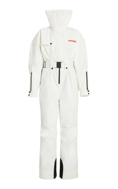 Shop Cordova Women's Teton Shell Ski Suit In White,neutral