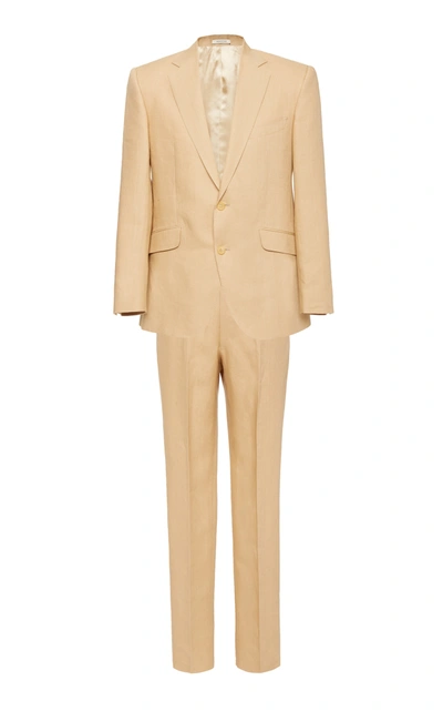 Shop Husbands Paris Morrissey Wool-mohair Suit In Neutral