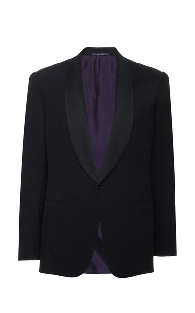 Shop Ralph Lauren Exclusive Douglas Shawl Collar Tuxedo Jacket In Navy