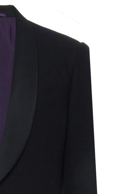 Shop Ralph Lauren Exclusive Douglas Shawl Collar Tuxedo Jacket In Navy