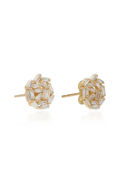 Suzanne Kalan 18k Gold Diamond Earrings In Gold