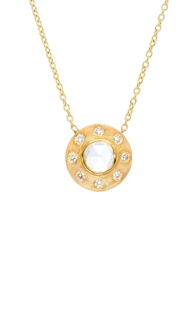 Shop Sethi Couture Dunes 18k Yellow-gold And Diamond Necklace