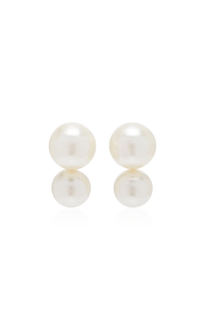 Shop Jennifer Behr Women's Gretel Faux Pearl Earrings In White