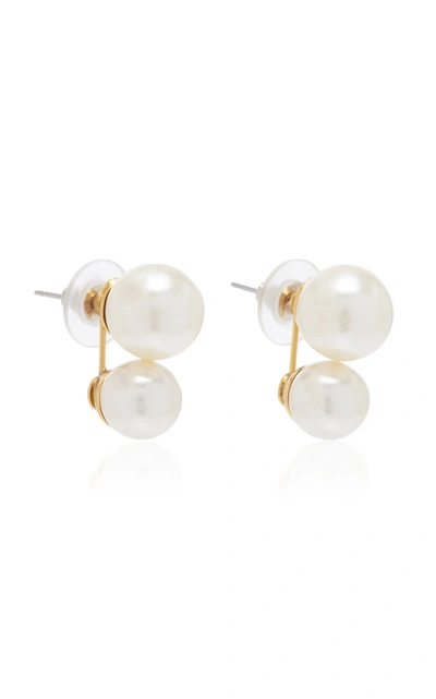 Shop Jennifer Behr Women's Gretel Faux Pearl Earrings In White