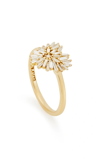 Suzanne Kalan 18k Yellow-gold Heart Ring In Gold