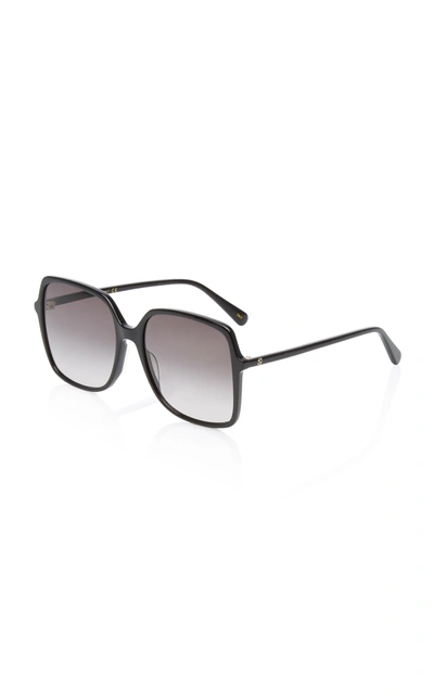 Shop Gucci Ultralight Acetate Square-frame Sunglasses In Black