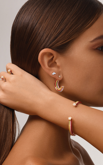 Aisha Baker Shooting Star Earrings In Multi