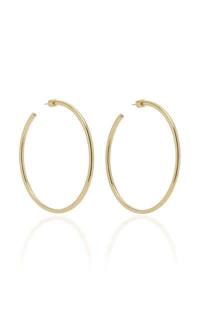 Shop Jennifer Fisher Women's Classic 14k Gold-plated Hoop Earrings