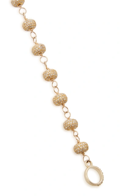 Shop Sheryl Lowe Women's 14k Gold And Diamond Bracelet In Yellow