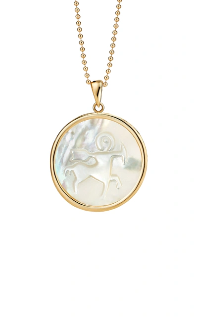 Shop Ashley Mccormick Women's Sagittarius 18k Gold Pendant