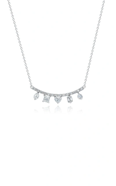 Shop Mindi Mond Women's Clarity Fancy Cut Diamond 18k White Gold Necklace