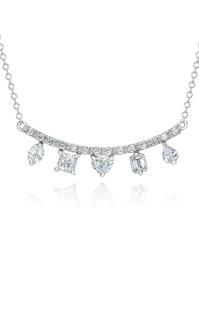 Shop Mindi Mond Women's Clarity Fancy Cut Diamond 18k White Gold Necklace