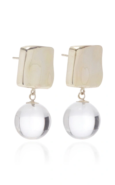 Shop Agmes Women's Luca Sterling Silver And Quartz Earrings