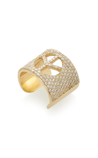 Shop Sheryl Lowe Women's 14k Gold And Diamond Ring