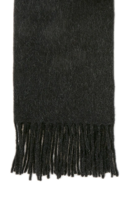 Shop Acne Studios Canada New Wool Scarf In Black