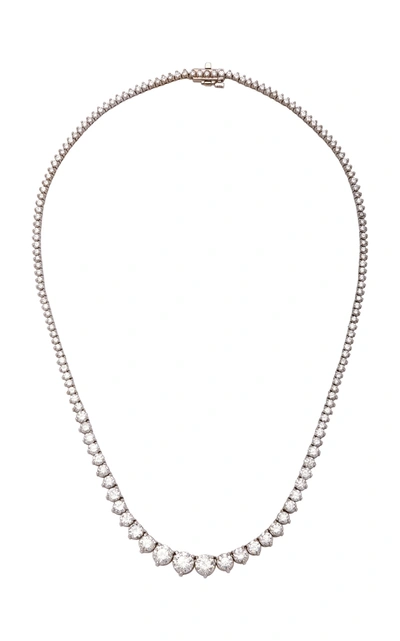 Shop Maria Jose Jewelry Women's Riviera 18k White Gold And Diamond Necklace