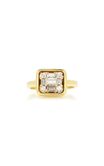 Shop Mindi Mond 18k Yellow Gold And Diamond Ring