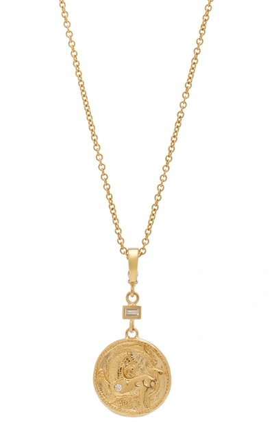 Shop Azlee Women's Animal Kingdom 18k Gold And Diamond Necklace