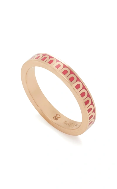 Shop Davidor Women's L'arc 18k Rose Gold Ring In Pink