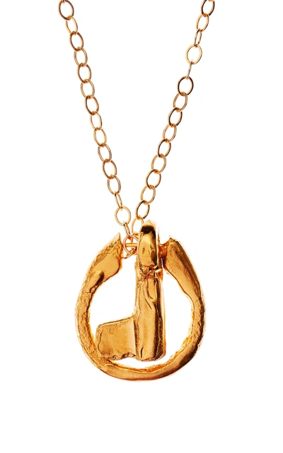 Shop Alighieri Women's The Key Of Vulnerability 24k Gold-plated Necklace