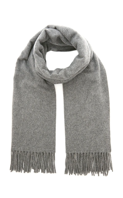 Shop Acne Studios Canada New Wool Scarf In Grey