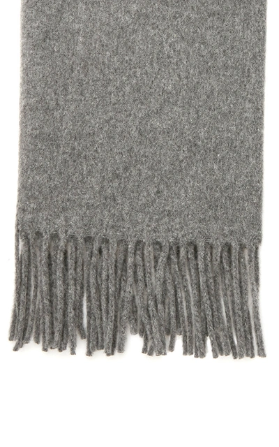 Shop Acne Studios Canada New Wool Scarf In Grey