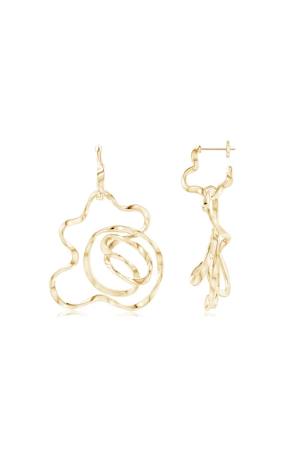 Shop Natori Women's 14k Gold Sakura Hoop Earrings