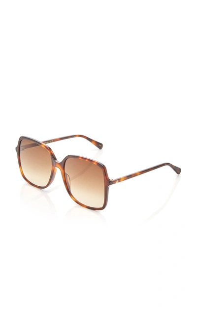Shop Gucci Ultralight Acetate Square-frame Sunglasses In Brown