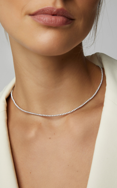 Shop Anita Ko Women's Hepburn Choker In White