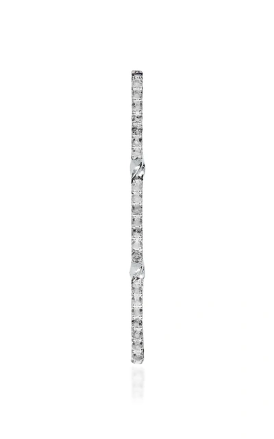 Shop Tullia Women's Stick 14k White Gold; Diamond Single Earring