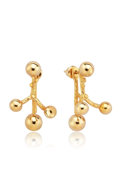 Shop Evren Kayar Women's Small Constellation 18k Yellow Gold Earrings