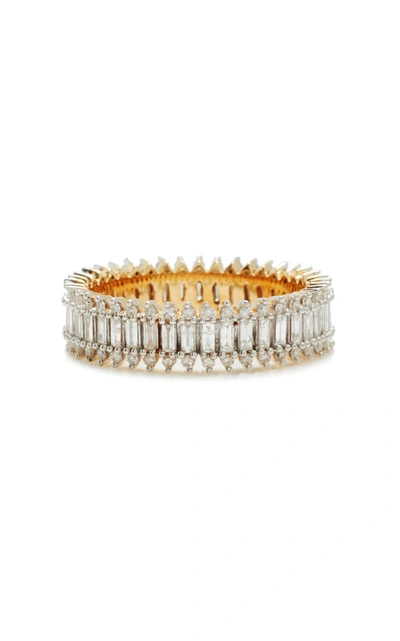 Shop Adina Reyter Women's Full Stack 14k Yellow Gold Diamond Ring