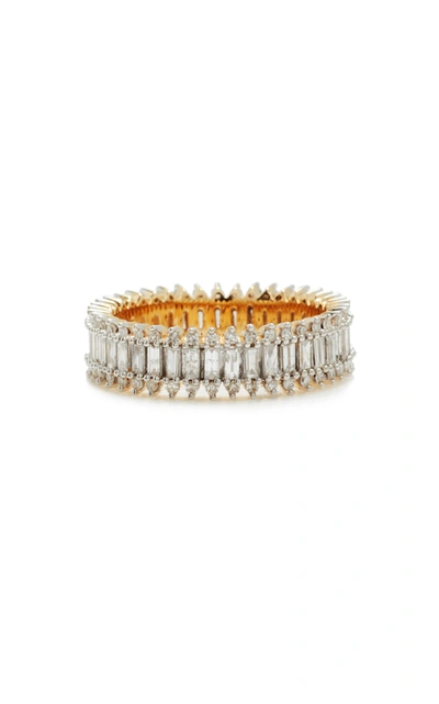 Shop Adina Reyter Women's Full Stack 14k Yellow Gold Diamond Ring