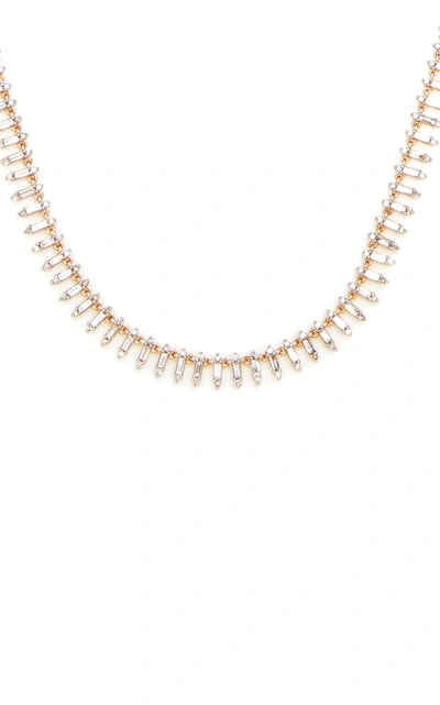 Shop Adina Reyter Women's Half Riviera 14k Yellow Gold Diamond Necklace