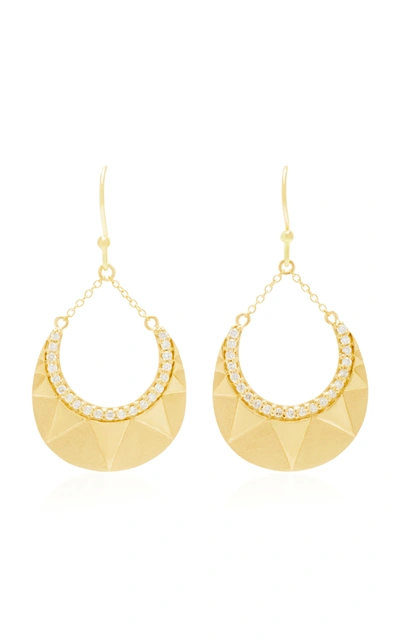 Shop Pamela Zamore Women's 18k Gold And Diamond Earrings