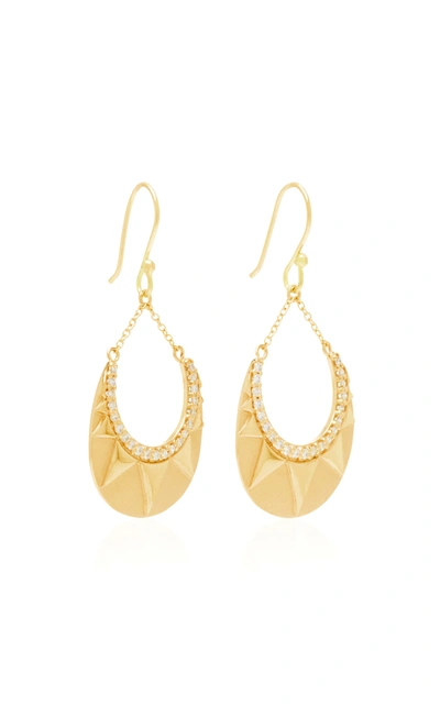 Shop Pamela Zamore Women's 18k Gold And Diamond Earrings