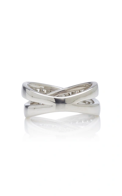 Shop Lynn Ban Women's Infinity Sterling Silver And Diamond Ring