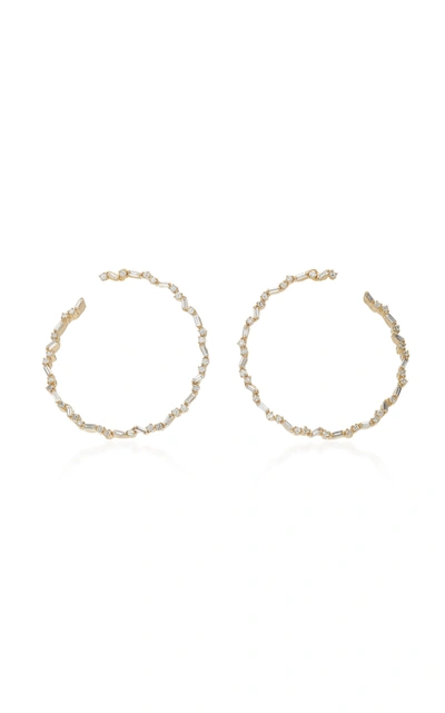 Suzanne Kalan Spiral 18k Yellow-gold Hoop Earrings In Gold