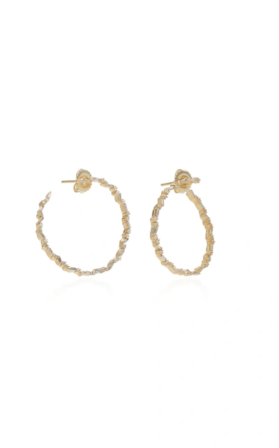 Suzanne Kalan Spiral 18k Yellow-gold Hoop Earrings In Gold