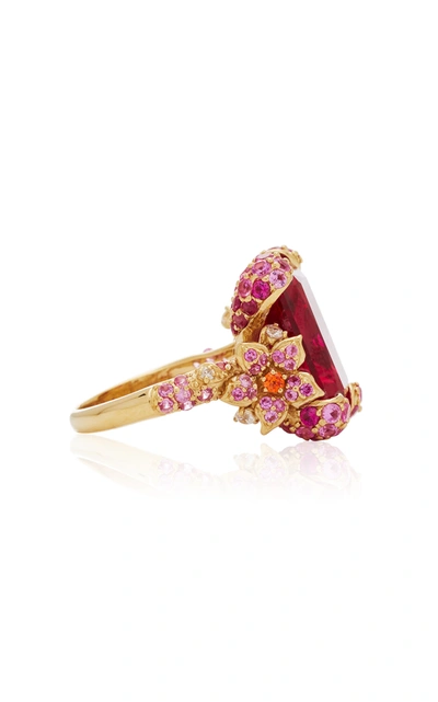 Shop Anabela Chan Ruby Cinderella Ring In Red