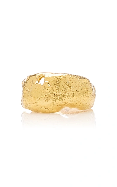 Shop Pamela Card Women's The Hidden Grotto 24k Gold-plated Ring